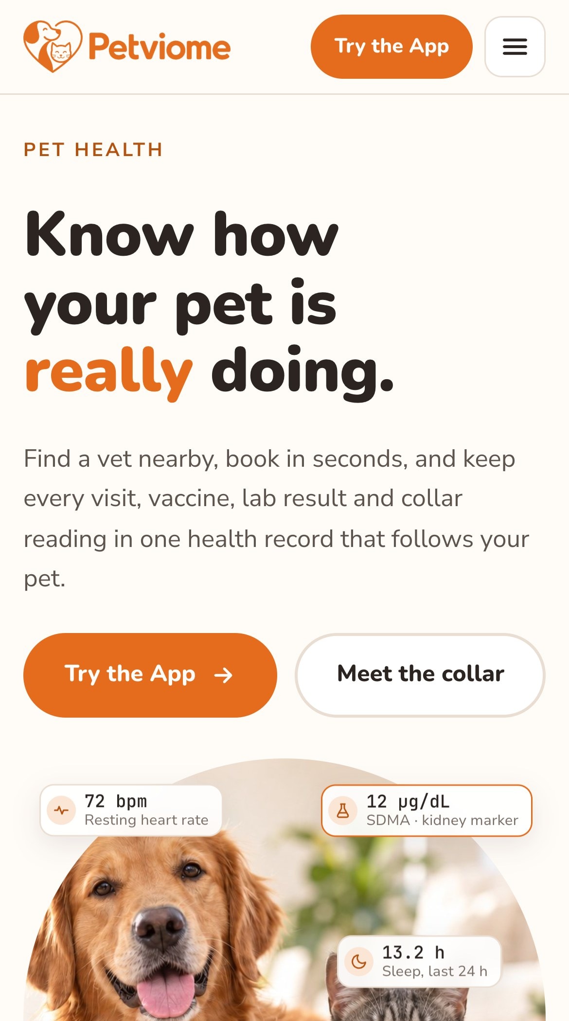 Petviome mobile